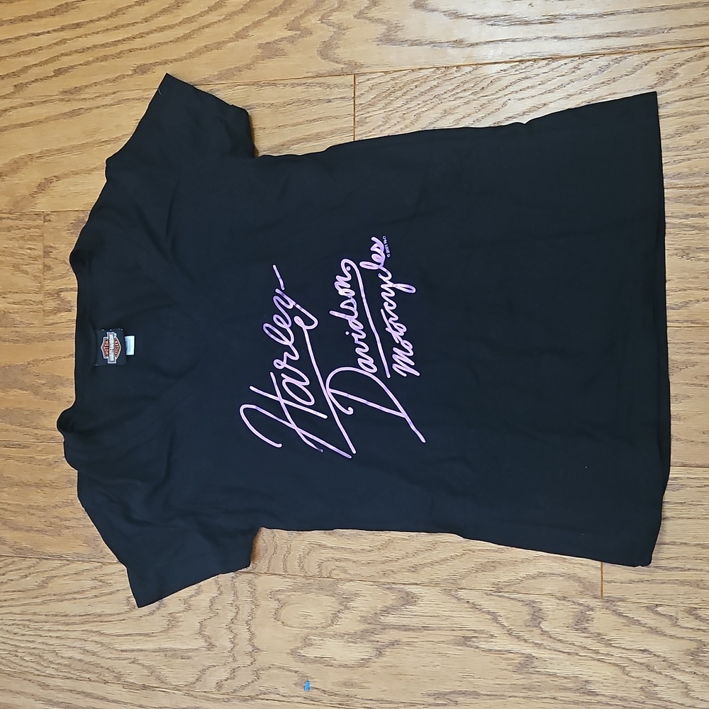 Harley-Davidson Women’s V-neck T-Shirt Sz Large